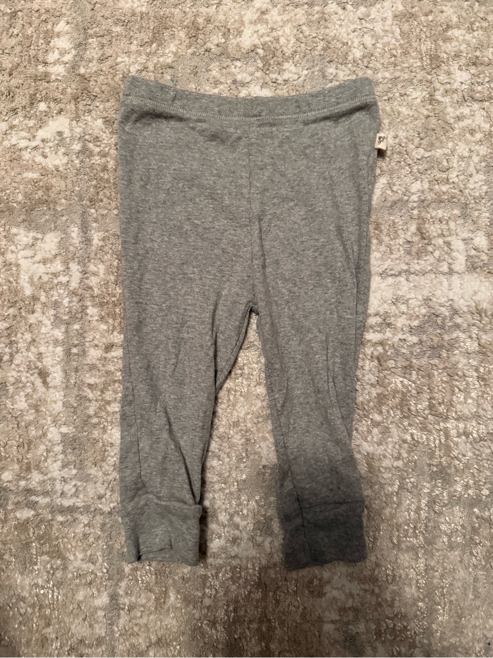 Burt’s Bees Baby  Gray Knit pants size 6/9M
